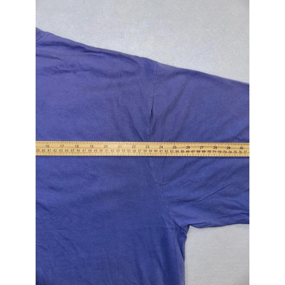 Vintage Polo Ralph Lauren Single Stitch T-Shirt Mens Size 3XLarge‎ Tall Purple